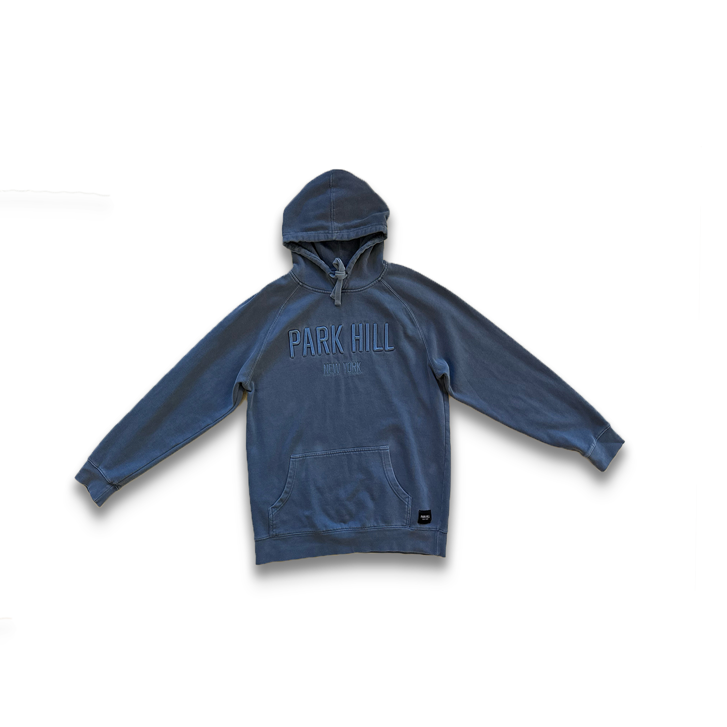 PH 3D Puff Embroidery - Blue Faded Hoodie