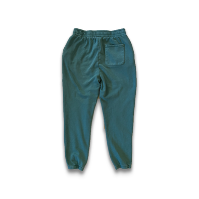 3D Puff Embroidery - Green Faded Joggers