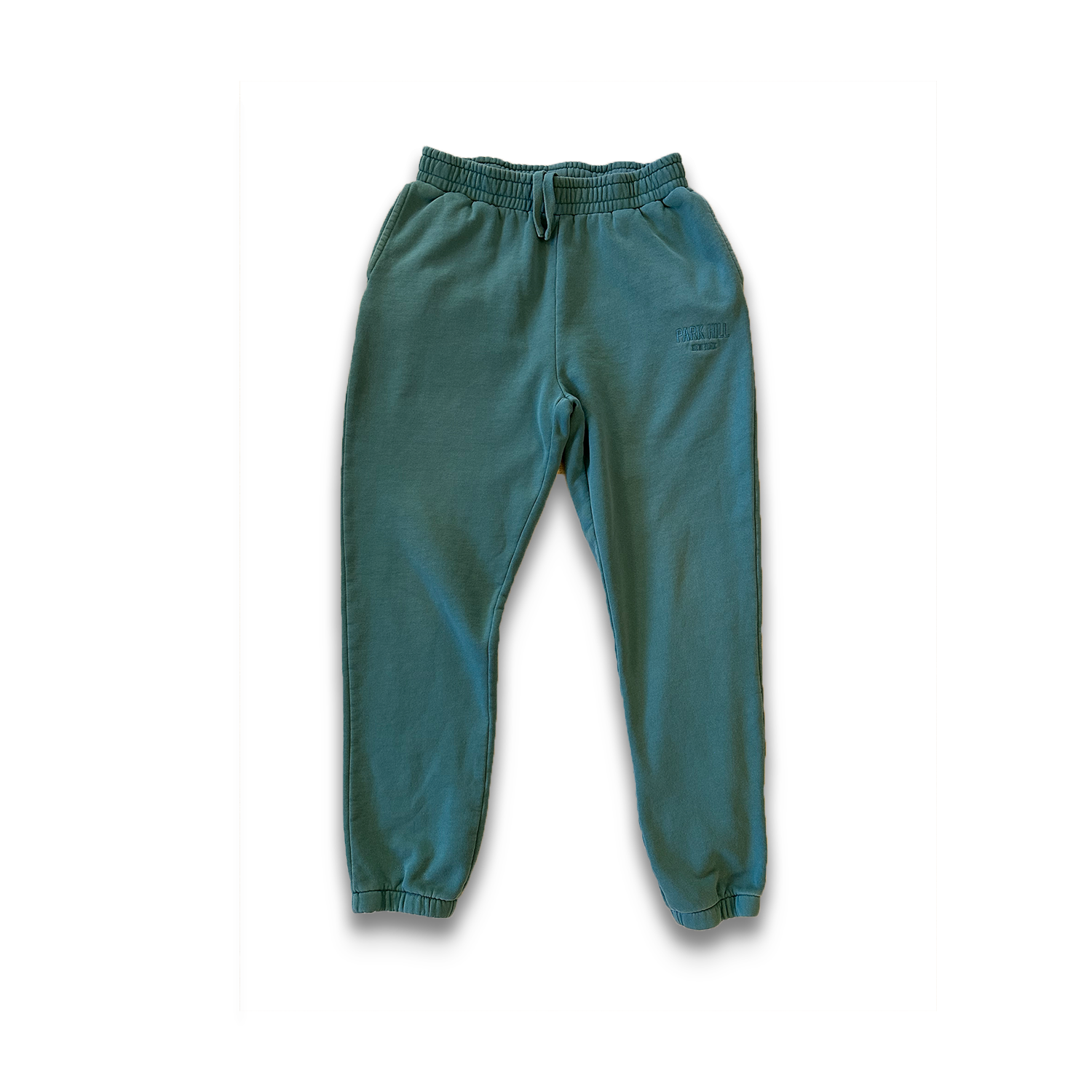 PH 3D Puff Embroidery - Green Faded Joggers