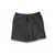 3D Puff Embroidery - Black Faded Sweat Shorts