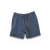 3D Puff Embroidery - Blue Faded Sweat Shorts