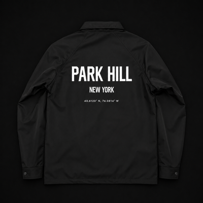 Limited Edition Coach Jacket Black w/ Tan Lining