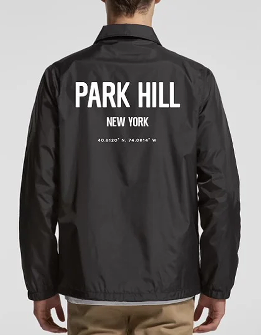 PH Limited Edition Coach Jacket Black - Park Hill Clothing Company