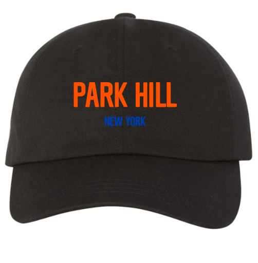 PH Classic Black Dad Hat - Orange and Blue Knicks Color Collection