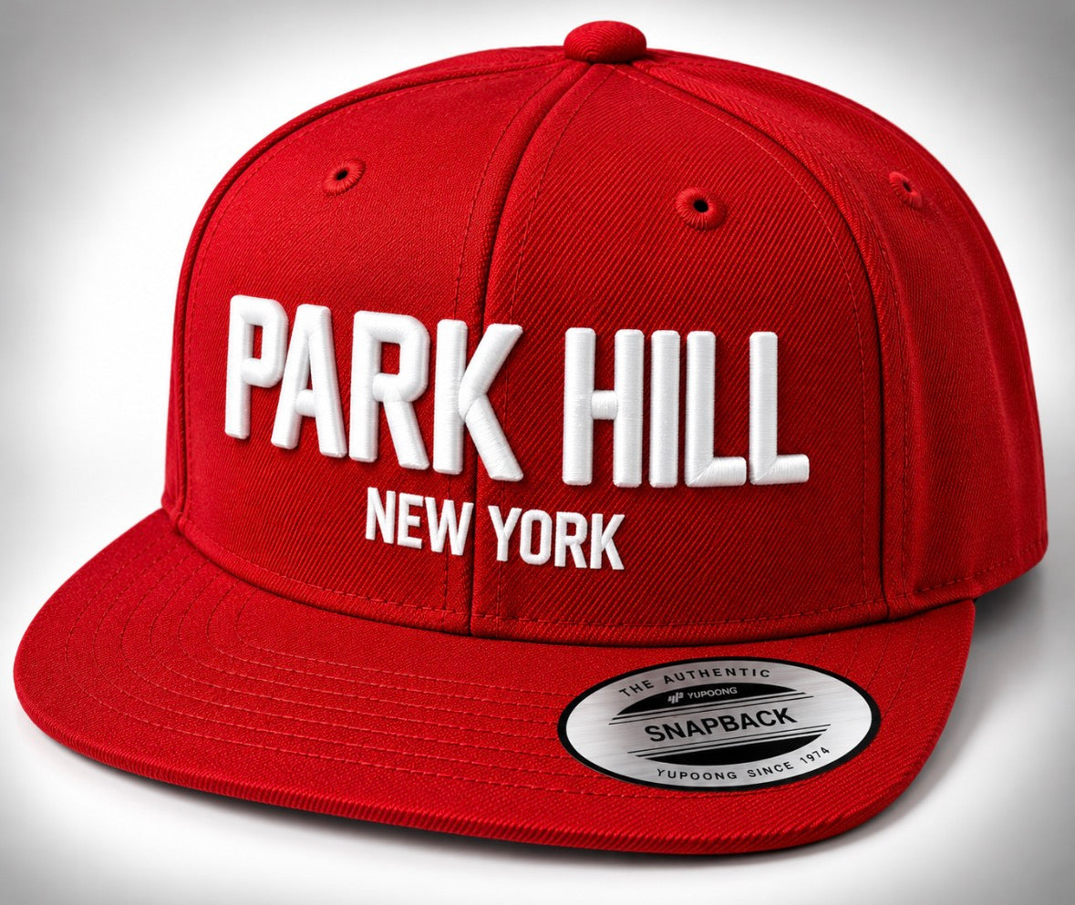 Classic Snapback Cap - Red