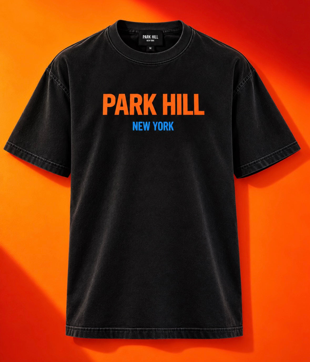 PH Classic Black T-Shirt - Orange and Blue Knicks Color Collection