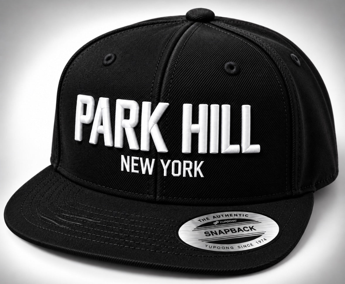 Classic Snapback Cap - Black