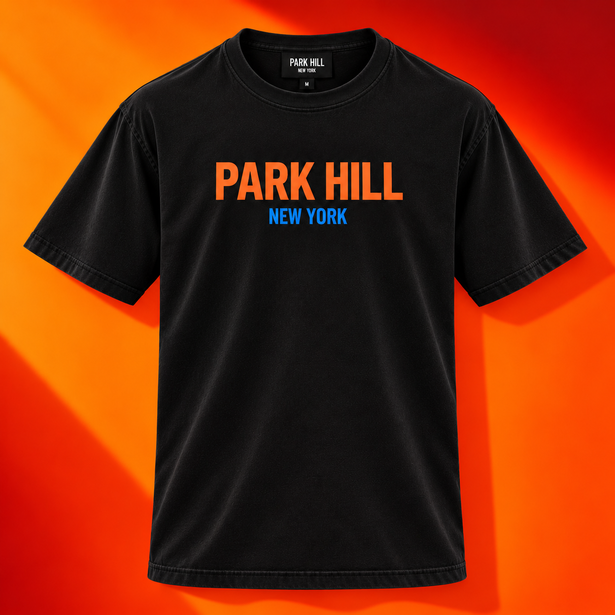 PH Classic Black T-Shirt - Orange and Blue Knicks Color Collection