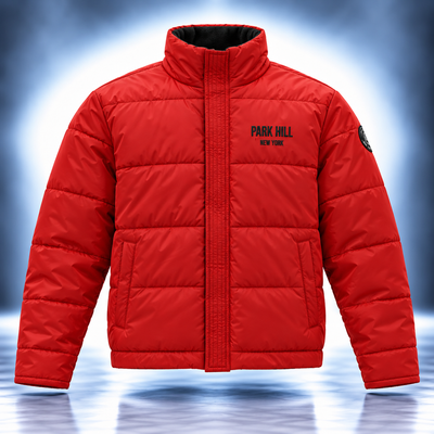 Classic Puff Coat - Red