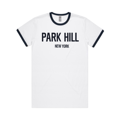 Classic Ringer Tee - Navy/White