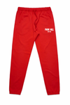 CLASSIC JOGGERS - RED W/ WHITE PRINT