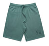 PH 3D Puff Embroidery - Green Faded Sweat Shorts