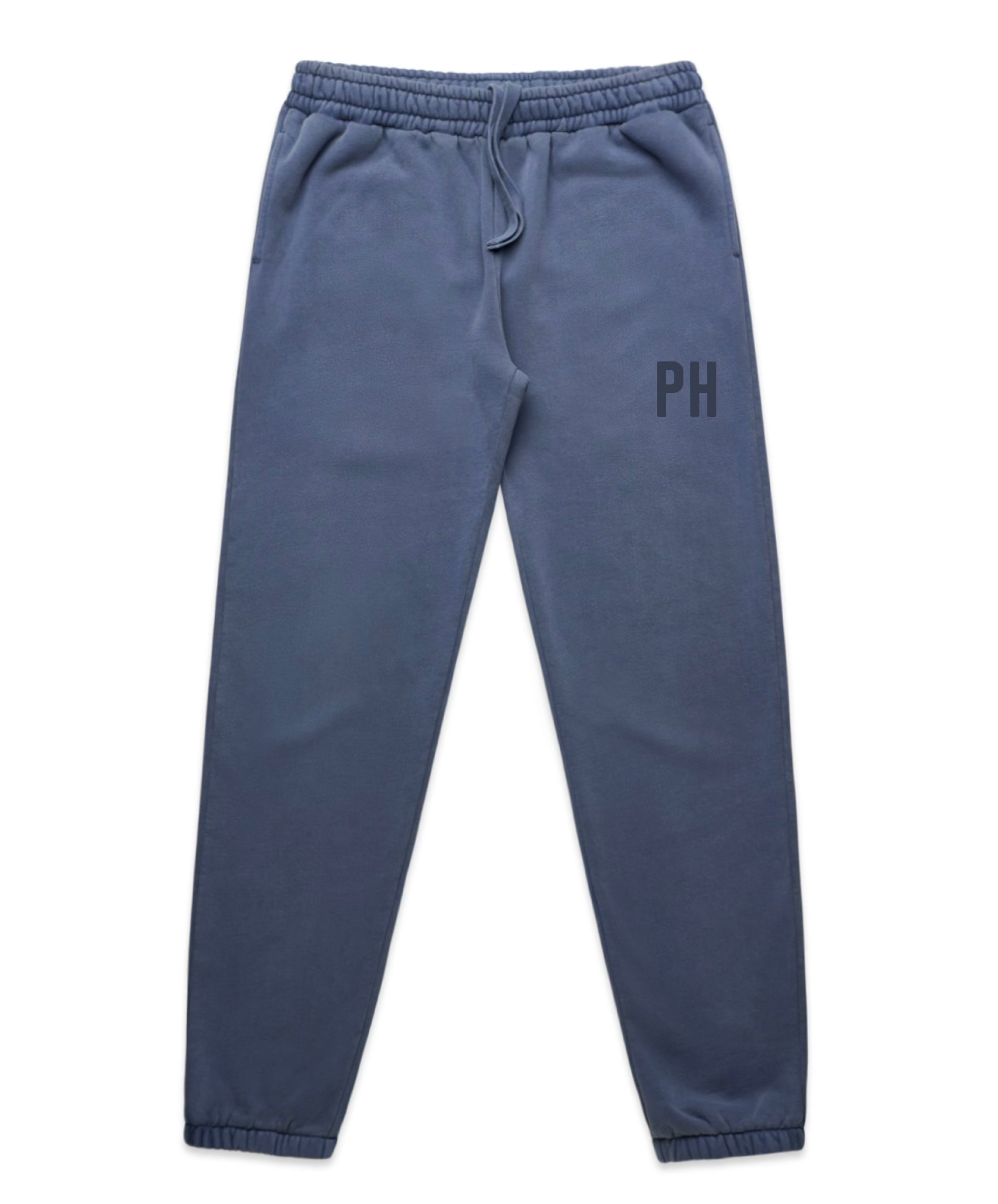 PH 3D Puff Embroidery - Blue Faded Joggers