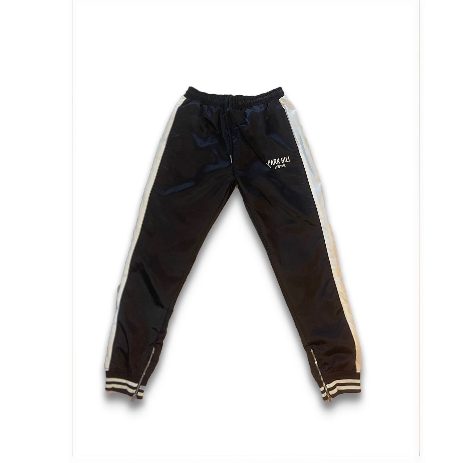 PH Satin Varsity Pants- Black