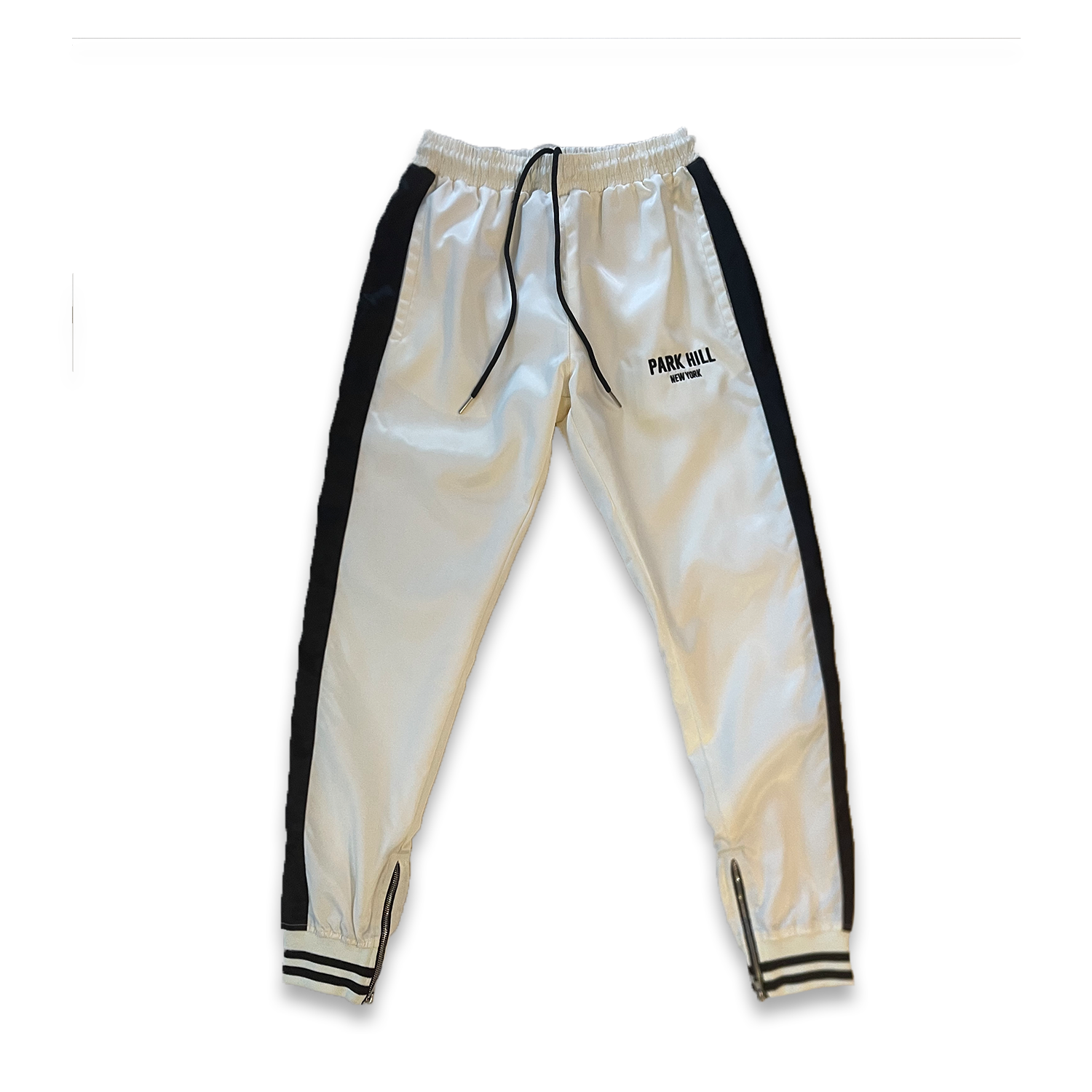 PH Satin Varsity Pants- Cream