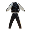 Satin Varsity Suit - Black