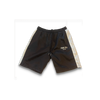 Satin Varsity Shorts- Black