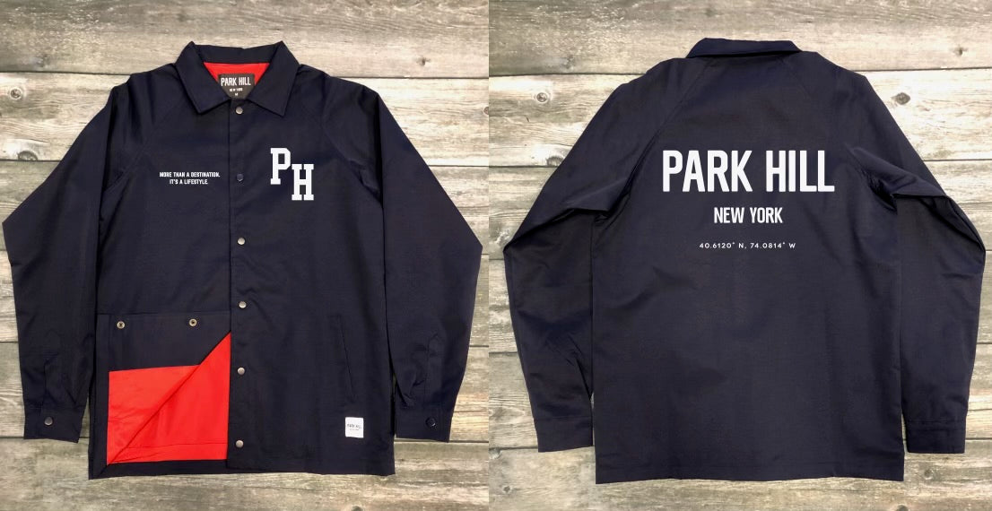 Limited Edition Coach Jacket Navy w/ Red Lining