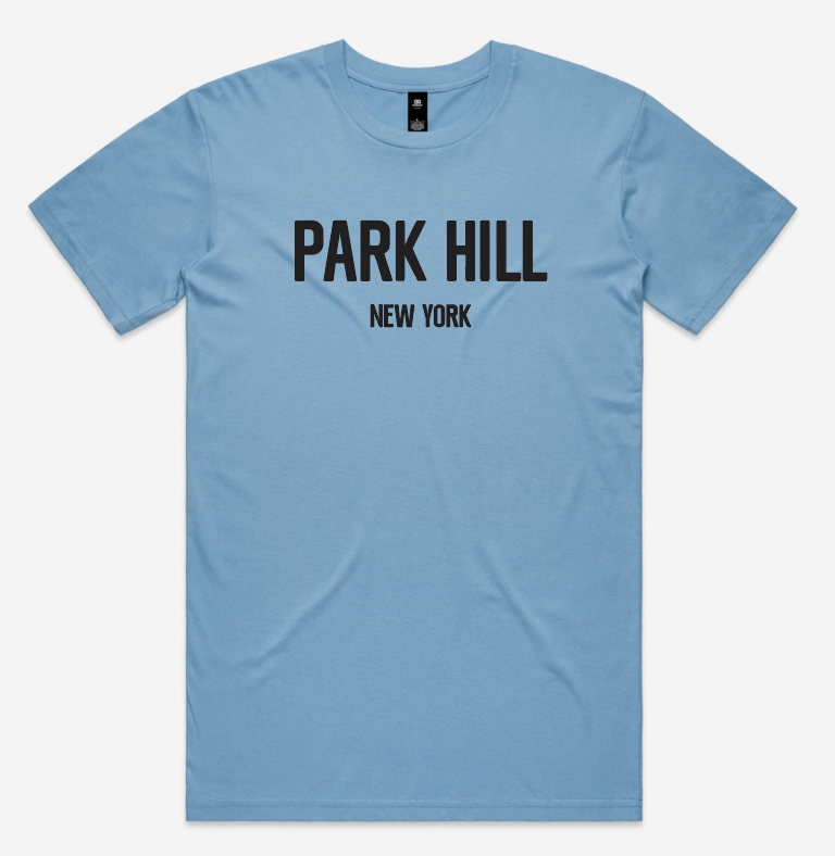 Classic Carolina Blue w/ Black Print T-shirt