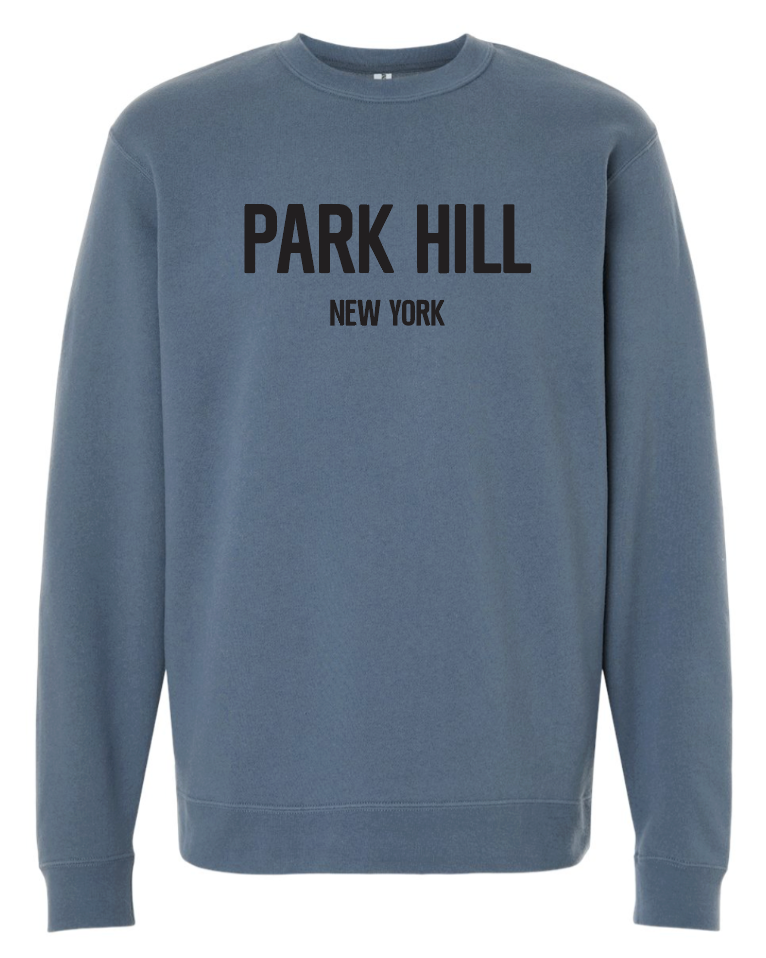 PH Classic Petrol Blue Crewneck Sweatshirt with Black Print