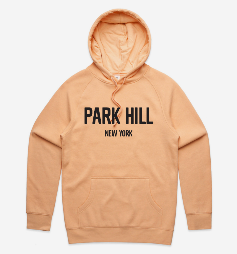 PH Classic Peach Hoodie with Black Print