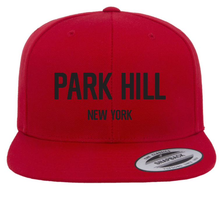 PH Classic Red Snapback with Black Embroidery