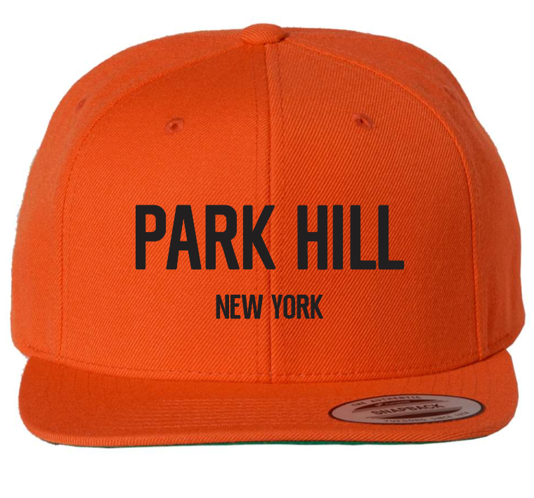 PH Classic Orange Snapback with Black Embroidery