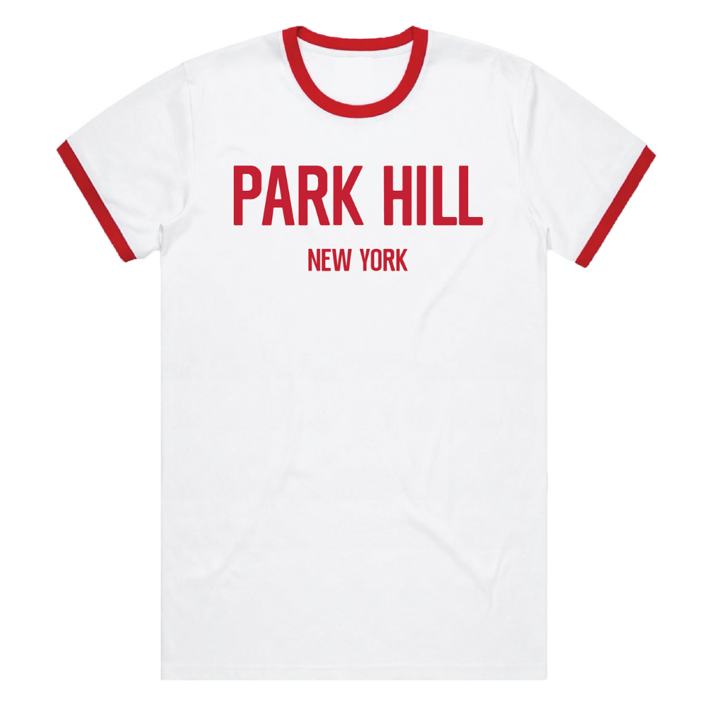 Classic Ringer Tee - White/Red